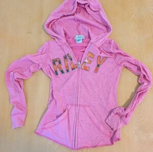 Riley Pink Kids Hoodie Jacket